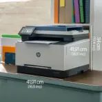 HP Color LaserJet Pro MFP 3303sdw - Wireless, Print, Scan, Copy Multifunction Printer with 25 ppm ; Automatic Duplex 2-Sided Printing ; True-to-Life Colors ; Built-in dual-band Wi-Fi ; Hi-Speed USB 2.0 & 10/100Base-TX Ethernet | 499M6A - Image 5