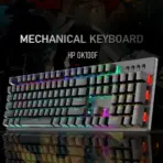 HP GK100F Mechanical Wired RGB Keyboard, Blue Switch, Adjustable 6 Keys & 104 Keys Anti-Ghosting, Suspended Key Caps, High Compatibility | Black ; GK100F - Image 6