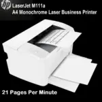 HP LaserJet M111a A4 Monochrome Laser Business Printer - 21 Pages Per Minute - Black & White Only - Hi-Speed USB - Compatible with Windows, macOS, and Linux | WHITE 7MD67A