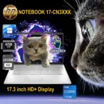 HP NOTEBOOK 17-CN3XXX Intel Core i7-1355U | 8GB DDR4 RAM ; 256GB SSD NVMe | 17.3 inch HD+ TouchScreen IPS Display | FingerPrint Reader | Windows 11 | Silver ~ Factory Refurb - 1 Year Warranty