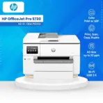 HP OfficeJet Pro 9730 Wide Format All-in-One Printer " Print, Copy, Scan" Fast 22 ppm Printing - Up To A3 Size - Vibrant Color Prints - Automatic Duplexing - Secure Dual Band Wi-Fi - for High Demand Business Environments - WHITE 537P5C