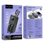 HOCO J132B 30000mAh Power Bank With 22.5W Fast Charging, Built-in Cables, PD 20W, LED Display & Multi-Layer Safety Protection - Image 3