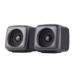 Kisonli A303 USB2 3W Speaker: 2.0 Stereo Sound, 3W x 2 Power, 3.5mm Audio Cable, High-Quality Sound for Laptop, Desktop, and Mobile Devices.