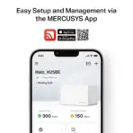 MERCUSYS Halo BE3600 Wi-Fi 7 Whole Home Mesh System 3-Pack – Dual-Band 3.6Gbps, Covers 7,000 ft², Connects 150+ Devices, Full Gigabit Ports, MERCUSYS App Control - Image 8
