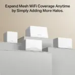 MERCUSYS Halo BE3600 Wi-Fi 7 Whole Home Mesh System 3-Pack – Dual-Band 3.6Gbps, Covers 7,000 ft², Connects 150+ Devices, Full Gigabit Ports, MERCUSYS App Control - Image 9