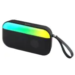 KISONLI S19 RGB Wireless Bluetooth Speaker – 5W Bass Sound, 1200mAh Battery, LED Light, AUX/USB/FM, BT 5.0+EDR, Memory Card Slot, Portable for Outdoor, PC, Phone - Image 2