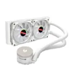 AOSOR COOLMOON AS240 240mm ARGB Liquid CPU Cooler With Diamond Fans Glowing Tubes Pure Copper Base PWM Control And Intel AMD Socket Support | WHITE ~ AOSOR AS240-X - Image 17