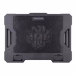 S100 Laptop Cooler – Silent 140mm RGB Fan, 9"-17" Support, Dual USB Ports, 4-Level Height Adjustment, Slim Design, 37×27.5×2.7cm, Plastic & Metal - Image 5