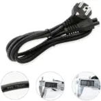 EU European Power Cord Euro EU Plug C5 Cloverleaf Power Supply Lead Cable 1.5m 5ft for Notebook Laptop PC Computer AC Adapters - Image 4
