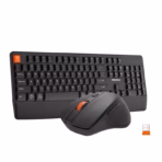 MEETION C4130 Wireless Keyboard & Mouse Combo – Black, Arabic/English Layout, 2.4GHz, Silent Keys, Adjustable DPI, Ergonomic, Plug & Play - Image 2