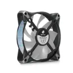 ASIAHORSE DISCO RGB 120mm Fan (1 Pack) – Black, 1200RPM, 36.3CFM Airflow, 4-Pin Connector, Hydraulic Bearing, Low Noise 23.6dBA, 450mm Cable - Image 2