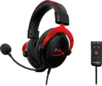 HyperX Cloud II - Gaming Headset, 7.1 Surround Sound, Memory Foam Ear Pads, Durable Aluminum Frame, Detachable Microphone, Works with PC, PS5, PS4, Xbox Series X|S, Xbox One – Red - Image 11