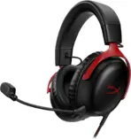 HyperX Cloud III – Wired Gaming Headset, PC, PS5, Xbox Series X|S, Angled 53mm Drivers, DTS Spatial Audio, Memory Foam, Durable Frame, Ultra-Clear 10mm Mic, USB-C, USB-A, 3.5mm | Black/Red   727A9AA - Image 9