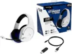 HyperX HHSS1C-KB-WT/G Cloud Stinger Core – Wireless Gaming Headset, for PS4, PS5, PC, Lightweight, Durable Steel Sliders, Noise-Cancelling Microphone |  WHITE OPEN BOX - Image 6