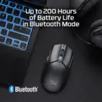 HyperX Pulsefire Haste 2 Core Wireless Gaming Mouse, 12,000 DPI, 100 Hours Battery Life, Dual Wireless, Lightweight 70g, RGB Lighting, TTC Gold Switches, NVIDIA Reflex Validated | BLACK  - Image 3