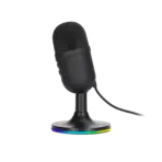 MIC-06 Blast 40 RGB Microphone | USB Plug & Play | Omnidirectional | Noise-Cancelling | RGB Backlight | 1.7m Braided Cable | Compact Design | 208g | Black - Image 4