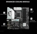 MSI B760M Gaming Plus WiFi DDR5 LGA1700 mATX Motherboard – 4x DIMMs DDR5 , PCIe 4.0 x16, Dual M.2 Gen4, Wi-Fi 6E, 2.5G LAN, DDR5 6800+ OC, USB 10Gbps, Supports Intel® Core™ 14th/ 13th/ 12th Gen  - Image 4