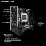 ASUS ROG STRIX X870-I Gaming WiFi Mini-ITX AM5 Motherboard with Hive II  – DDR5 8600+ OC, PCIe 5.0 x16 & M.2, Dual USB4 Type-C 40Gbps, WiFi 7, 2.5G LAN, AI Overclocking, for AMD Ryzen 9000 & 8000 & 7000 Series - Image 6