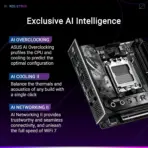 ASUS ROG STRIX X870-I Gaming WiFi Mini-ITX AM5 Motherboard with Hive II  – DDR5 8600+ OC, PCIe 5.0 x16 & M.2, Dual USB4 Type-C 40Gbps, WiFi 7, 2.5G LAN, AI Overclocking, for AMD Ryzen 9000 & 8000 & 7000 Series - Image 7