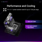 ASUS ROG STRIX X870-I Gaming WiFi Mini-ITX AM5 Motherboard with Hive II  – DDR5 8600+ OC, PCIe 5.0 x16 & M.2, Dual USB4 Type-C 40Gbps, WiFi 7, 2.5G LAN, AI Overclocking, for AMD Ryzen 9000 & 8000 & 7000 Series - Image 8