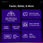 ASUS ROG STRIX X870-I Gaming WiFi Mini-ITX AM5 Motherboard with Hive II  – DDR5 8600+ OC, PCIe 5.0 x16 & M.2, Dual USB4 Type-C 40Gbps, WiFi 7, 2.5G LAN, AI Overclocking, for AMD Ryzen 9000 & 8000 & 7000 Series - Image 9