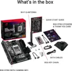 ASUS ROG STRIX X870-I Gaming WiFi Mini-ITX AM5 Motherboard with Hive II  – DDR5 8600+ OC, PCIe 5.0 x16 & M.2, Dual USB4 Type-C 40Gbps, WiFi 7, 2.5G LAN, AI Overclocking, for AMD Ryzen 9000 & 8000 & 7000 Series - Image 11