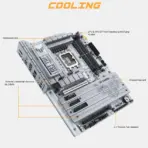 ASUS TUF Gaming Z890-Pro WiFi DDR5 Motherboard, LGA1851, 4× DIMMs 9066MHz, PCIe 5.0 4x M.2, Thunderbolt 4, WiFi 7, Intel 2.5G LAN, USB 20Gbps Type-C 30W PD, AI Overclocking ATX Motherboard, for  Intel Core Ultra Processors (Series 2) - Image 4