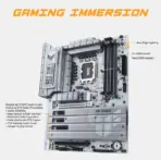 ASUS TUF Gaming Z890-Pro WiFi DDR5 Motherboard, LGA1851, 4× DIMMs 9066MHz, PCIe 5.0 4x M.2, Thunderbolt 4, WiFi 7, Intel 2.5G LAN, USB 20Gbps Type-C 30W PD, AI Overclocking ATX Motherboard, for  Intel Core Ultra Processors (Series 2) - Image 5
