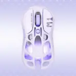 GravaStar Mercury M1 Pro Lavender Purple Gaming Mouse, PAW3395, 26000 DPI, 650 IPS, Tri Mode Wireless, 4K Polling Support, 5 Programmable Buttons, RGB, Magnesium Frame 88g - Image 12