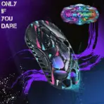 GravaStar Mercury X Pro Neon Graffiti Tri Mode Wireless Gaming Mouse, PAW3950, 32000 DPI, 8K Polling, 49g Ultra Light,  RGB, Magnesium Skeleton, 5 Programmable Buttons, 110H Battery - Image 2