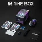 GravaStar Mercury X Pro Neon Graffiti Tri Mode Wireless Gaming Mouse, PAW3950, 32000 DPI, 8K Polling, 49g Ultra Light,  RGB, Magnesium Skeleton, 5 Programmable Buttons, 110H Battery - Image 12