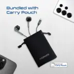 Promate Laxi-S USB-C High-Fidelity Stereo Earphones With 14mm Drivers, ENC Mic, Bluetrum A1007 Chipset, Aluminum Housing, Inline Control, 104dB, 32Ω, 1.2m Cable - Image 4