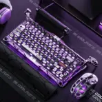 GravaStar Mercury V75 Pro Iron Purple Wired Magnetic Gaming Keyboard, 8KHz Polling, 0.125ms Latency, 256K Scan, 0.005mm Precision, Rapid Trigger, RGB, 75% Layout Hot Swap Aluminum Gateron Switch - Image 15