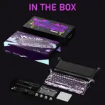 GravaStar Mercury V75 Pro Iron Purple Wired Magnetic Gaming Keyboard, 8KHz Polling, 0.125ms Latency, 256K Scan, 0.005mm Precision, Rapid Trigger, RGB, 75% Layout Hot Swap Aluminum Gateron Switch - Image 13