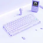 GravaStar Mercury V75 Lavender Purple Magnetic Wired Keyboard, 8KHz Polling, 0.125ms, 256K Scan, 0.005mm Precision, Rapid Trigger, RGB, 75% Layout, Hot Swap, Semi-Aluminum Build - Image 11