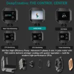 DeepCool LM240 240mm Liquid CPU Cooler with 2.4 Inch IPS Display, ARGB PWM Fans, 6th Gen Pump Anti Leak, Intel LGA1700 AM5 AM4, Real-Time Monitoring | BLACK  - Image 4