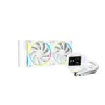DeepCool LM240 240mm Liquid CPU Cooler with 2.4 Inch IPS Display, ARGB PWM Fans, 6th Gen Pump Anti Leak, Intel LGA1700 AM5 AM4, Real-Time Monitoring | WHITE - Image 8