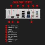 MSI B840M Gaming Plus WiFi6E AM5 mATX Motherboard, DDR5 8000+ OC PCIe 4.0 Dual M.2 2.5G LAN WiFi 6E USB 10Gbps AI Cooling 7+2+1 Power, Supports AMD Ryzen™ 9000  8000 7000 Series  - Image 7