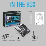 ASUS B760M-AYW PRO WIFI DDR5 mATX Motherboard, LGA1700, PCIe 4.0, Dual M.2, WiFi 6, 2.5Gb LAN, USB 10Gbps, Type-C, Aura Sync, AI Ready For Intel® Core™ 14th & 13th 12th Gen - Image 10