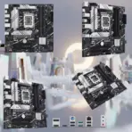 ASUS PRIME B760M-A Micro-ATX DDR5 Motherboard, LGA1700, 4 x DDR5 DIMM, PCIe 4.0, Dual M.2, 2.5Gb LAN, Dual HDMI + DP,  USB 3.2 Gen2 Type-C Aura Sync, or Intel® Core™ 13th , 12th , 14th Gen - Image 12