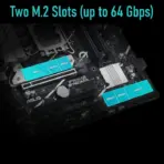 ASUS PRIME B760M-A WIFI DDR5 mATX Motherboard, LGA1700, PCIe 4.0, Dual M.2, Wi-Fi 6 & Bluetooth 5.2, 2.5Gb LAN, USB 3.2 Gen2, Type-C, Aura Sync, for Intel® Core 14th/13th/12th Gen - Image 6