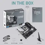 ASUS PRIME B760M-A WIFI DDR5 mATX Motherboard, LGA1700, PCIe 4.0, Dual M.2, Wi-Fi 6 & Bluetooth 5.2, 2.5Gb LAN, USB 3.2 Gen2, Type-C, Aura Sync, for Intel® Core 14th/13th/12th Gen - Image 11