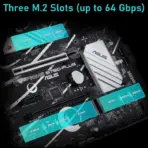ASUS PRIME B760-PLUS ATX DDR5 Motherboard, LGA1700, 4 x DIMM 7200MT/s +(OC), PCIe 5.0, Triple M.2, USB 3.2 Gen2x2, Type-C, Thunderbolt Header, 2.5Gb LAN, ntel® Core 14th 13th 12th Gen - Image 6