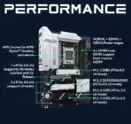 ASUS PRIME X870-P WIFI AM5 ATX Motherboard, DDR5 Up To 8000+MHz, PCIe 5.0 x16, USB4 40Gbps, WiFi 7, 2.5Gb LAN, 4x M.2, AI Features, BIOS FlashBack,  For Ryzen 9000 8000 7000 - Image 3