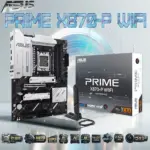 ASUS PRIME X870-P WIFI AM5 ATX Motherboard, DDR5 Up To 8000+MHz, PCIe 5.0 x16, USB4 40Gbps, WiFi 7, 2.5Gb LAN, 4x M.2, AI Features, BIOS FlashBack,  For Ryzen 9000 8000 7000