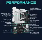 ASUS PRIME Z890-P LGA1851 ATX Motherboard With PCIe 5.0, DDR5 8666+ OC, USB-C 20Gbps DP, 14+1+2+1 80A VRM, Quad M.2, 2.5Gb LAN, NPU Boost, Aura Sync RGB, For Intel® Core Ultra Processors (Series 2) - Image 3