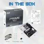 ASUS PRIME Z890-P LGA1851 ATX Motherboard With PCIe 5.0, DDR5 8666+ OC, USB-C 20Gbps DP, 14+1+2+1 80A VRM, Quad M.2, 2.5Gb LAN, NPU Boost, Aura Sync RGB, For Intel® Core Ultra Processors (Series 2) - Image 6