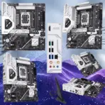 ASUS B860M AYW GAMING WIFI Micro-ATX Motherboard, LGA1851, 2x DDR5 8800+, PCIe 5.0 M.2 2.5Gb LAN. WiFi 6. USB 10Gbps, BIOS FlashBack, AI PC Ready, Supports Intel® Core Ultra Processors  - Image 7