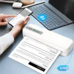 Netum XL-P801 A4 Portable Thermal Printer White With Bluetooth USB Type-C 203DPI 216mm Print Width 2600mAh Battery Inkless Printing 90 Sheets Continuous Compact Design - Image 4