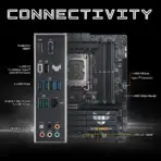 ASUS TUF Gaming B860M-PLUS LGA1851 DDR5 Micro-ATX Motherboard, PCIe 5.0 GPU & M.2, 8800+MT/s RAM, 2.5Gb LAN, USB 20Gbps Type-C DP, 12+1+2+1 80A VRM, 3x M.2, For Intel® Core™ Ultra Processors (Series 2) - Image 8